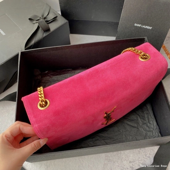 Tony Luxuries SUEDE SMOOTH REVERSIBLE AND IN YSL KATE MEDIUM LEATHER 0723